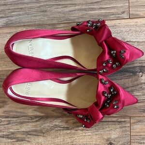 Alexandre Birman Burgundy Pointed Toe Heels Size 36
